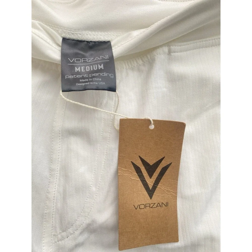 NWT Vorzani Triton Hybrid Athletic Shorts White Men’s Medium Tennis Golf